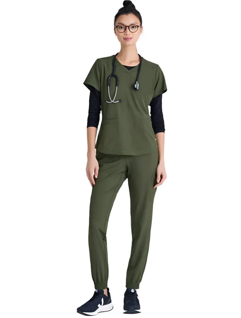 Grey's Anatomy™ Evolve by Barco Rhythm 2-Pocket CICLO® Scrub Top
