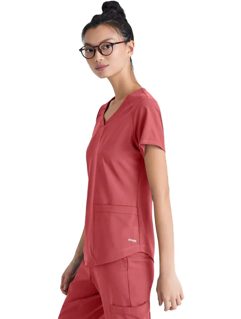 Grey's Anatomy™ Evolve by Barco Rhythm 2-Pocket CICLO® Scrub Top
