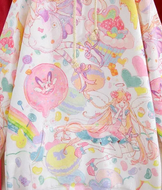 Harajuku Pastel Sweets Hoodie