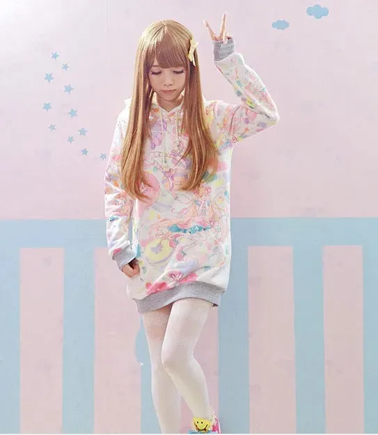 Harajuku Pastel Sweets Hoodie