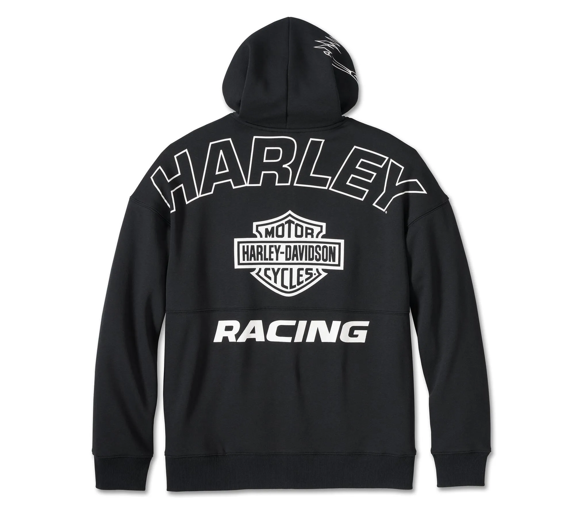 Harley-Davidson Men's Screamin' Eagle Zip-Up Hoodie - Black 96011-24VM