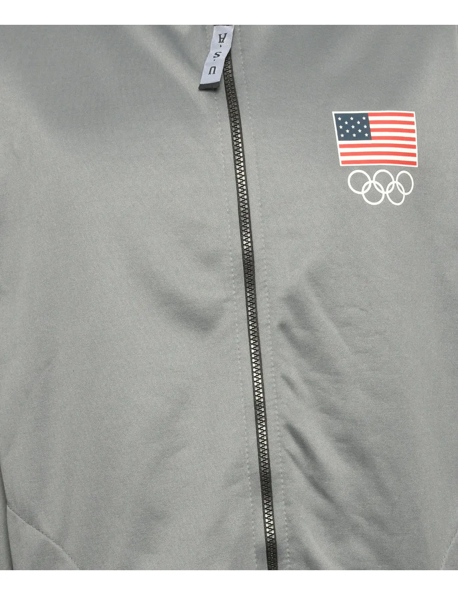 Hooded Track Top - L