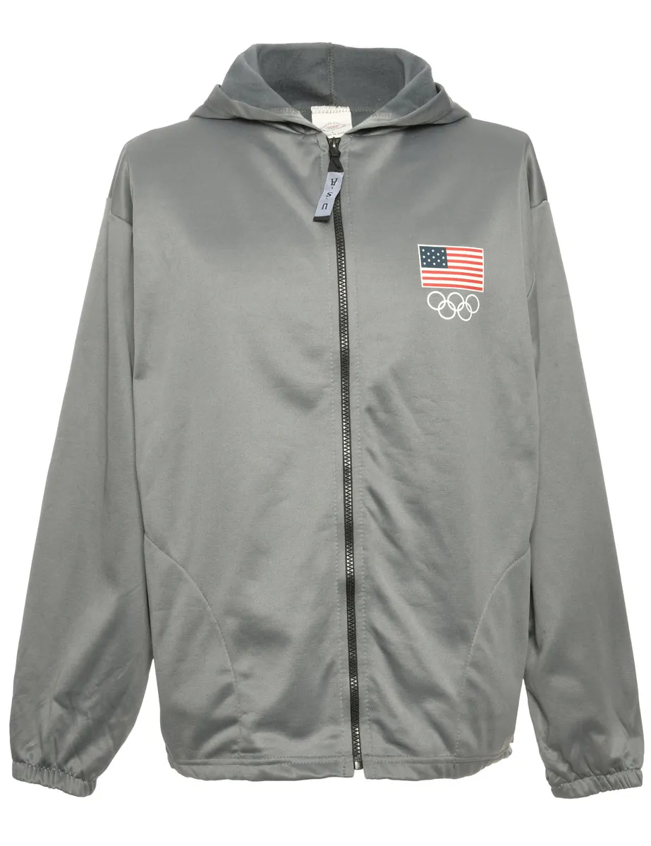 Hooded Track Top - L