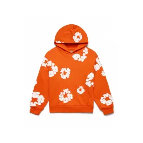 Hoodie Cotton Wreath Orange | Denim Tears