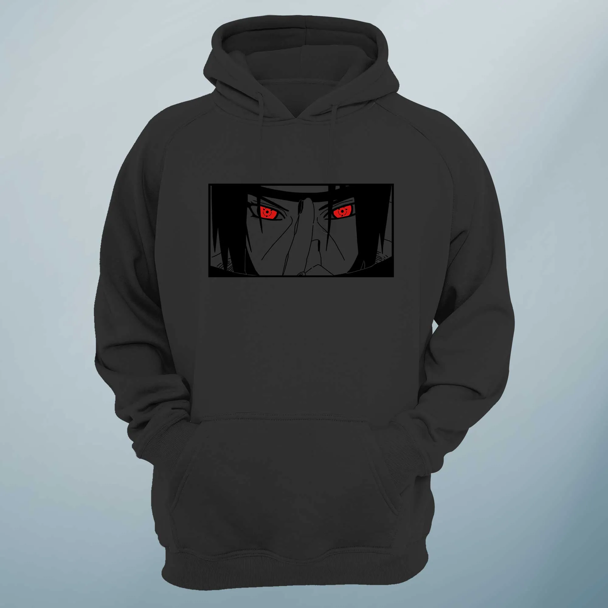 Itachi Hoodie Blackout Anime Art
