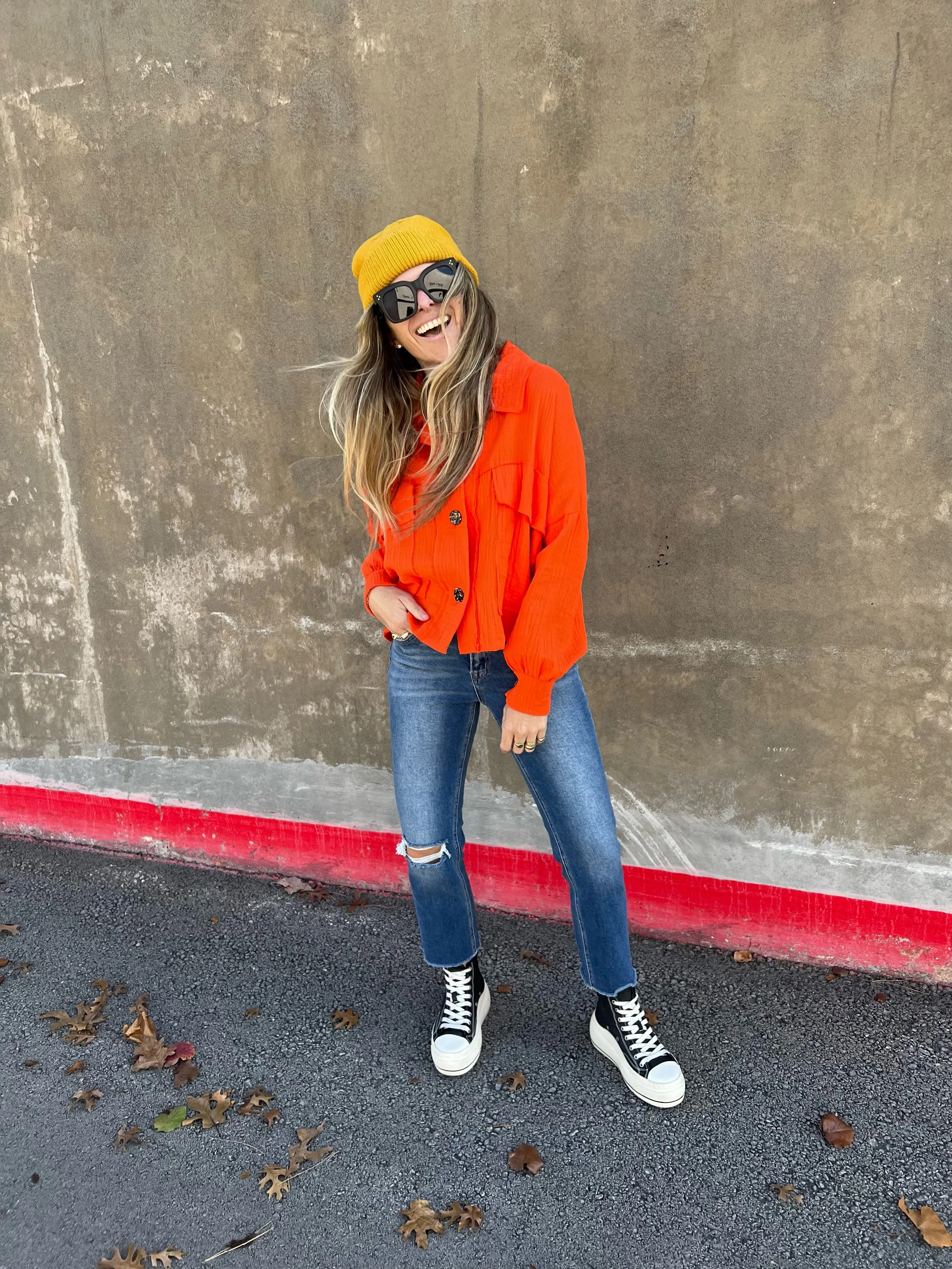 James Cropped Shirt Jacket