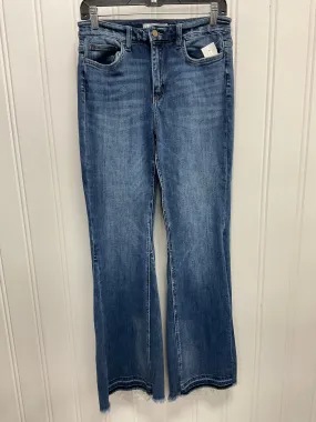 Jeans Flared By Flying Monkey In Blue Denim, Size:8