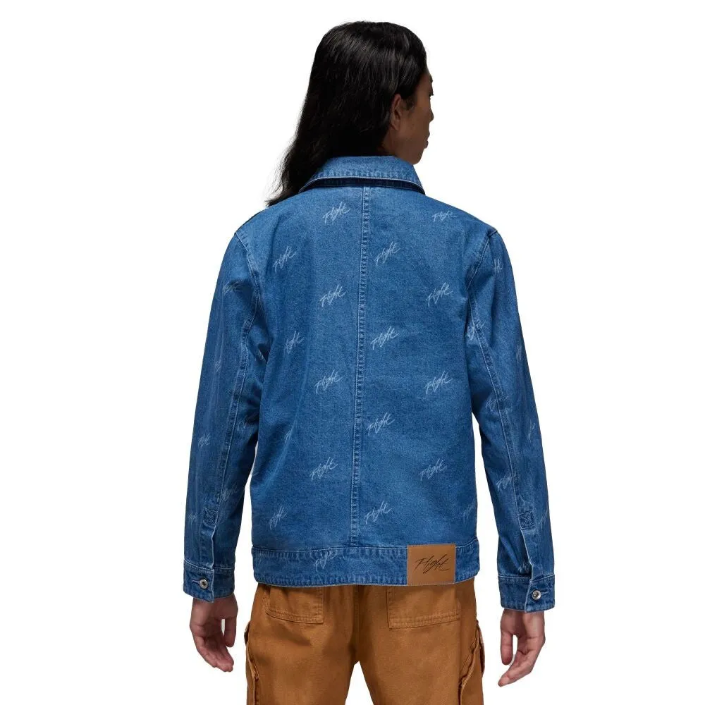 Jordan Flight Heritage Men's Denim Jacket Blue fn4649-436