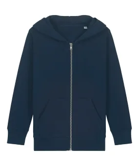 Kids Mini Cultivator 20 iconic zip-thru hoodie sweatshirt (STSK182) | French Navy