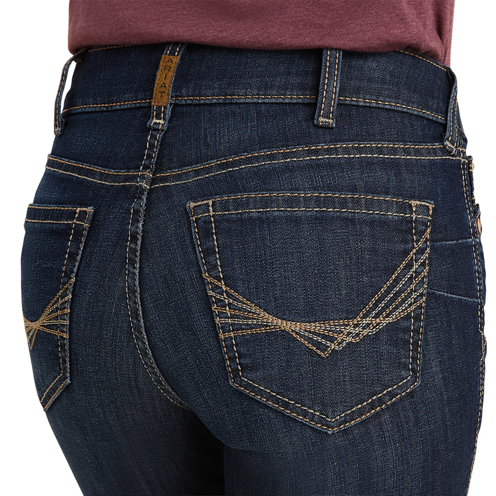 LADIES ARIAT R.E.A.L PERFECT RISE GRETA STRAIGHT LEG JEAN
