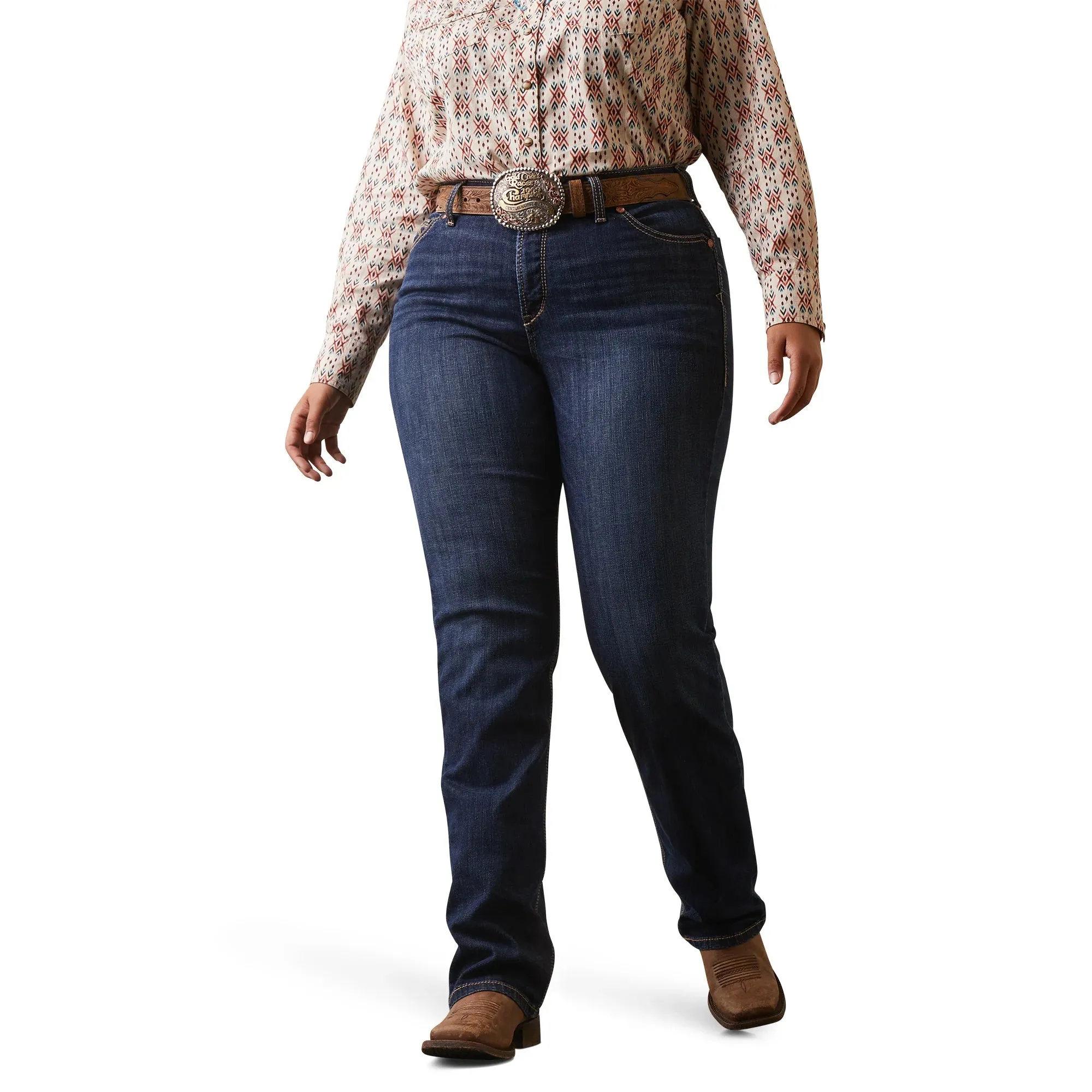 LADIES ARIAT R.E.A.L PERFECT RISE GRETA STRAIGHT LEG JEAN