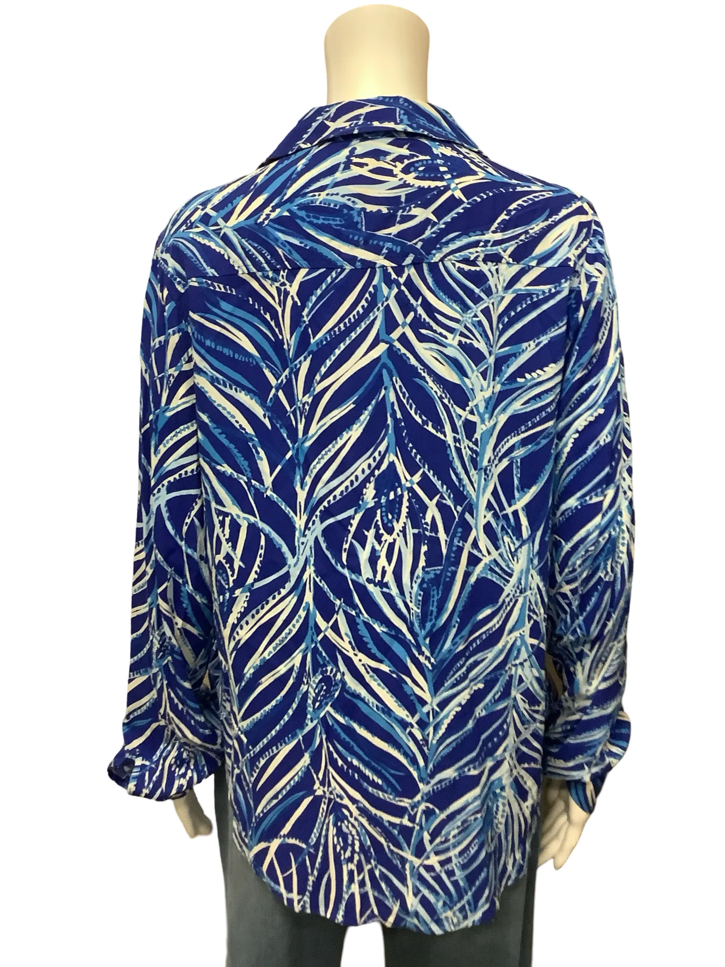 Lilly Pulitzer Shirt Button Up Print Size: L