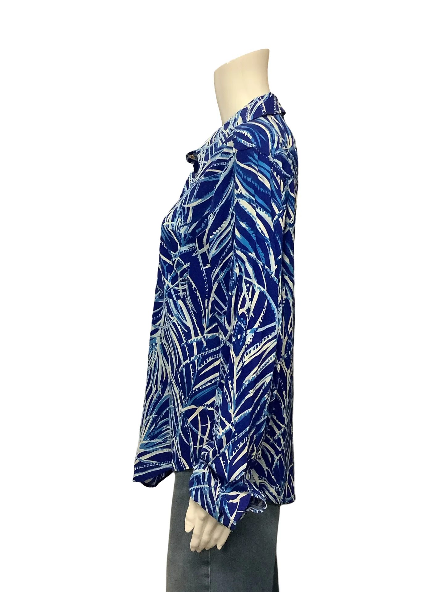 Lilly Pulitzer Shirt Button Up Print Size: L