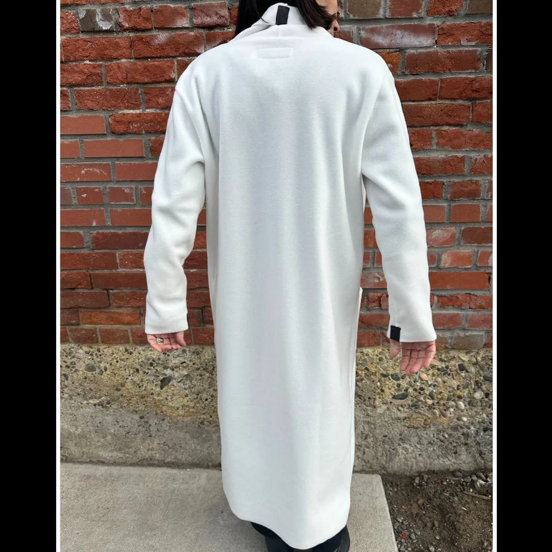 Long Fleece Cardigan/Duster - Henriette Steffensen - Off White - 7162W
