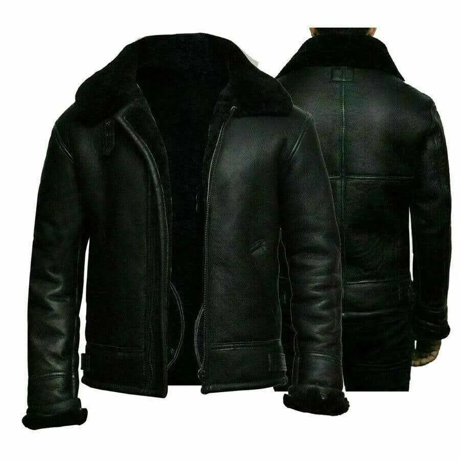 Men's Fleece-Lined Lapel Jacket