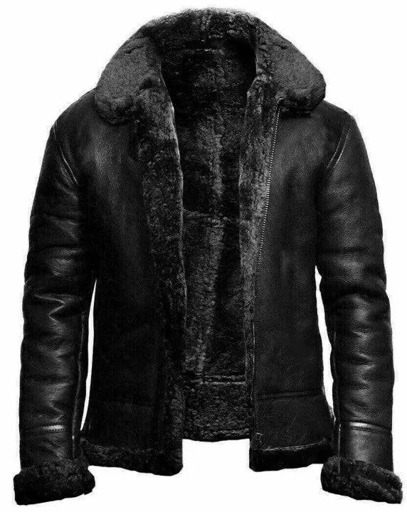 Men's Fleece-Lined Lapel Jacket