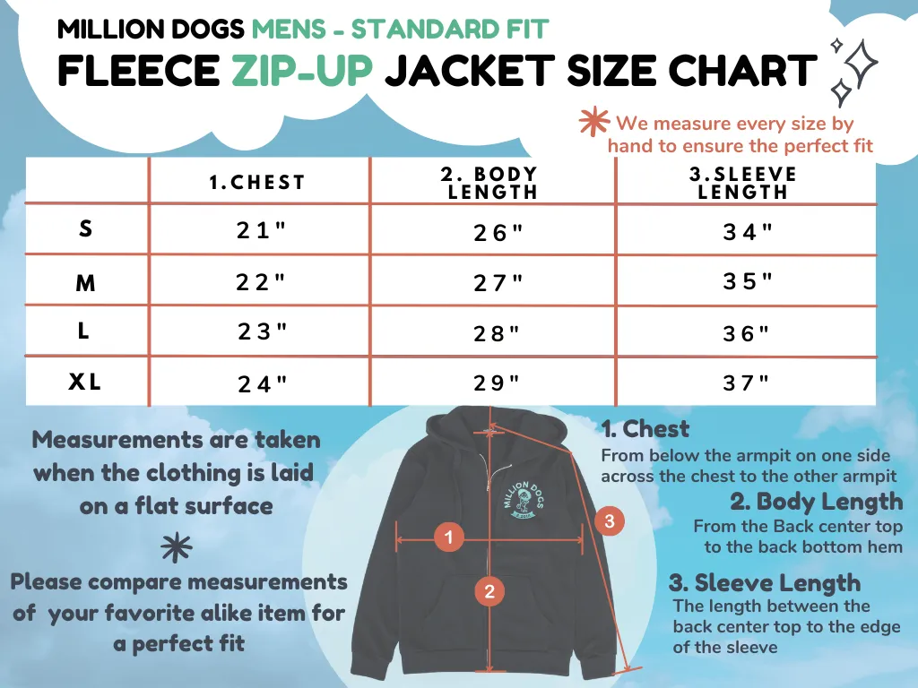 Men's Standard Fit Charcoal Fleece Zip-Up Jacket
