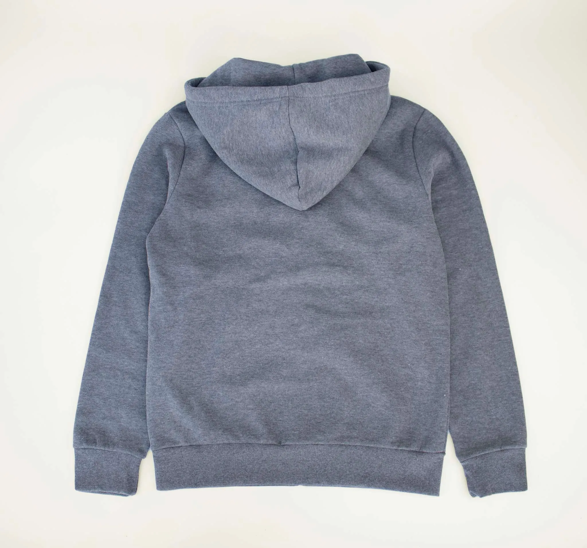 Men's Standard Fit Charcoal Fleece Zip-Up Jacket