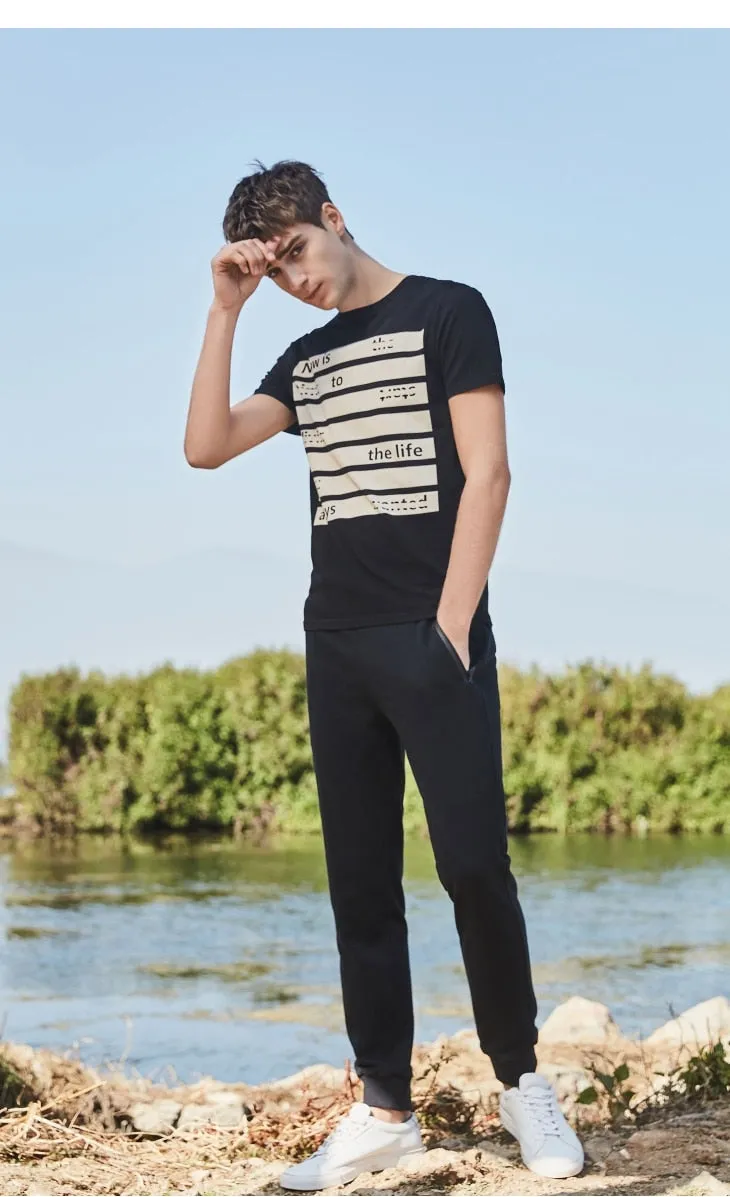 Men's Summer Casual Cotton Sports Pants