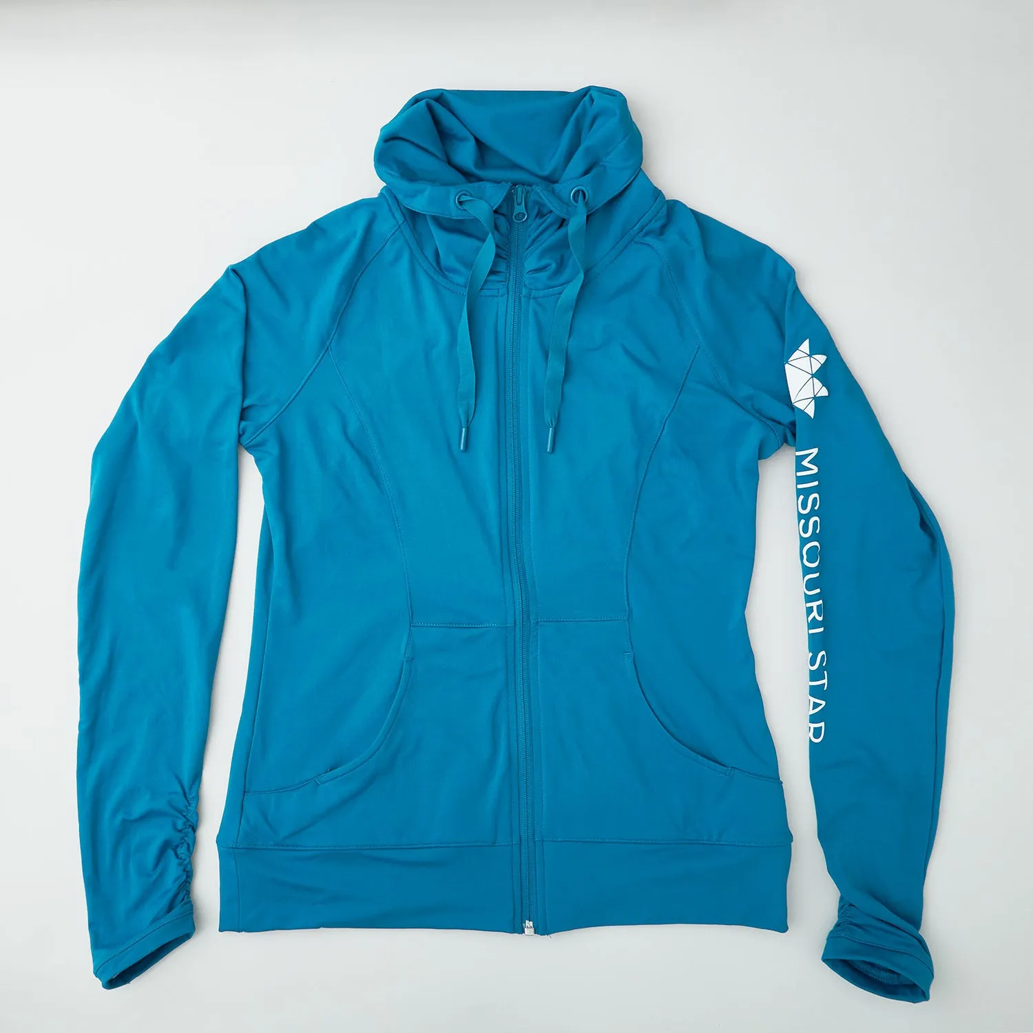 Missouri Star Ladies Sport-Wick Stretch Jacket - Peacock - M