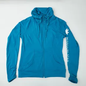 Missouri Star Ladies Sport-Wick Stretch Jacket - Peacock - M