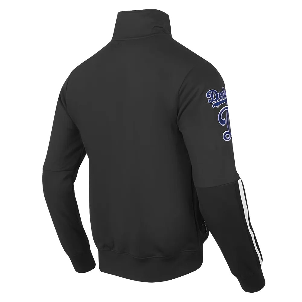MLB LOS ANGELES DODGERS CLASSIC MEN'S TRACK JACKET (BLACK)