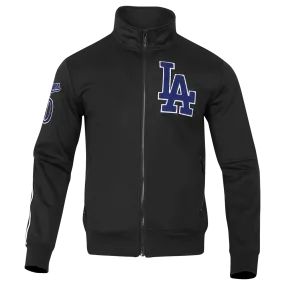 MLB LOS ANGELES DODGERS CLASSIC MEN'S TRACK JACKET (BLACK)
