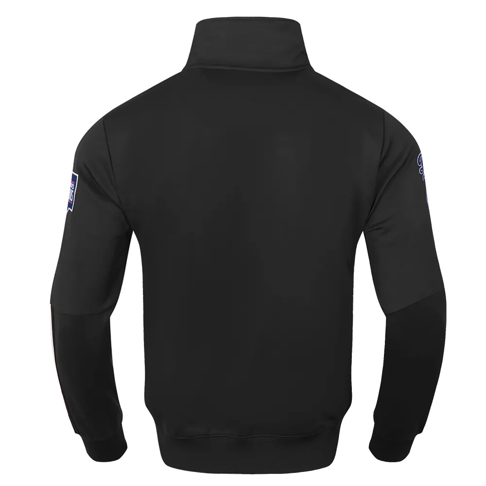 MLB LOS ANGELES DODGERS CLASSIC MEN'S TRACK JACKET (BLACK)
