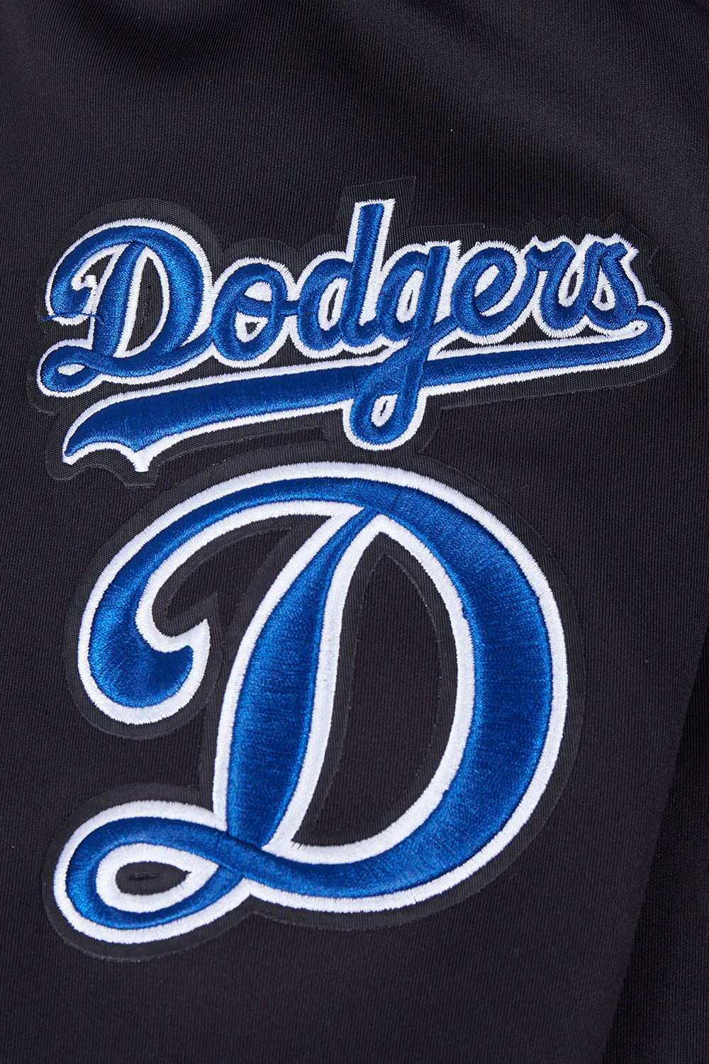 MLB LOS ANGELES DODGERS CLASSIC MEN'S TRACK JACKET (BLACK)