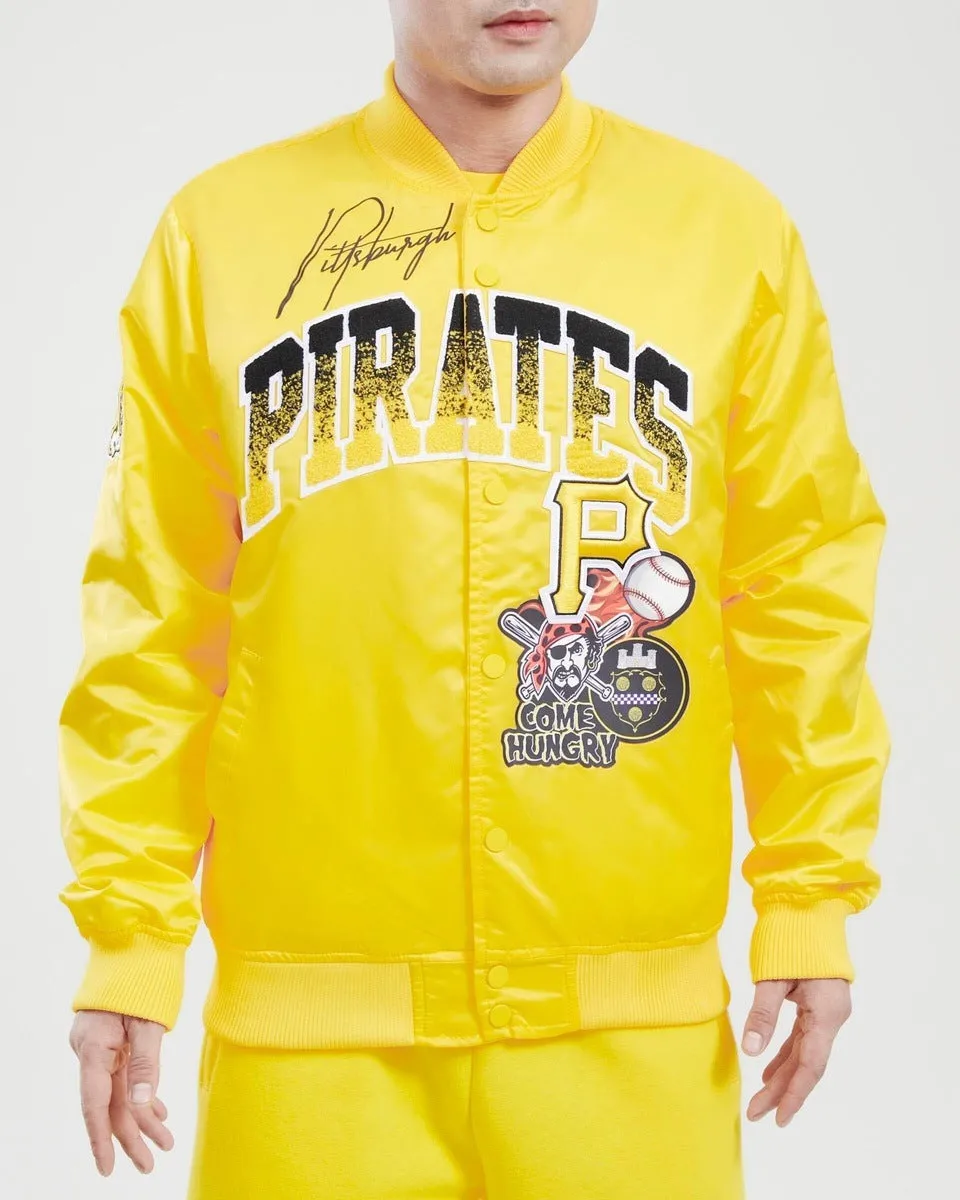 MLB PITTSBURGH PIRATES HOMETOWN MEN'S TRACK JACKET (YELLOW)