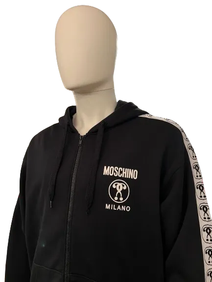Moschino - Question Mark Tape Jacket - 600018 - Black/White