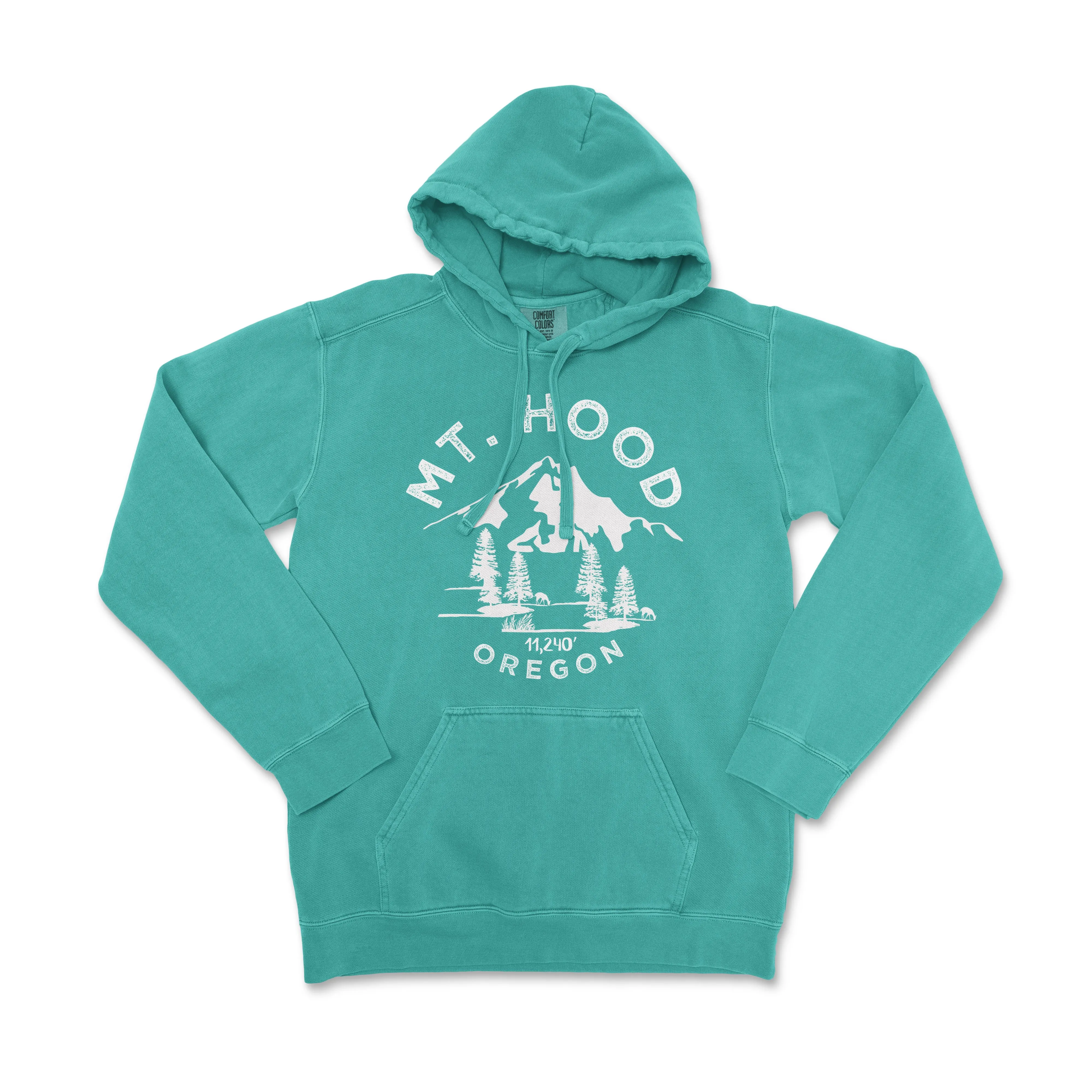 Mount Hood Oregon Comfort Colors Hoodie