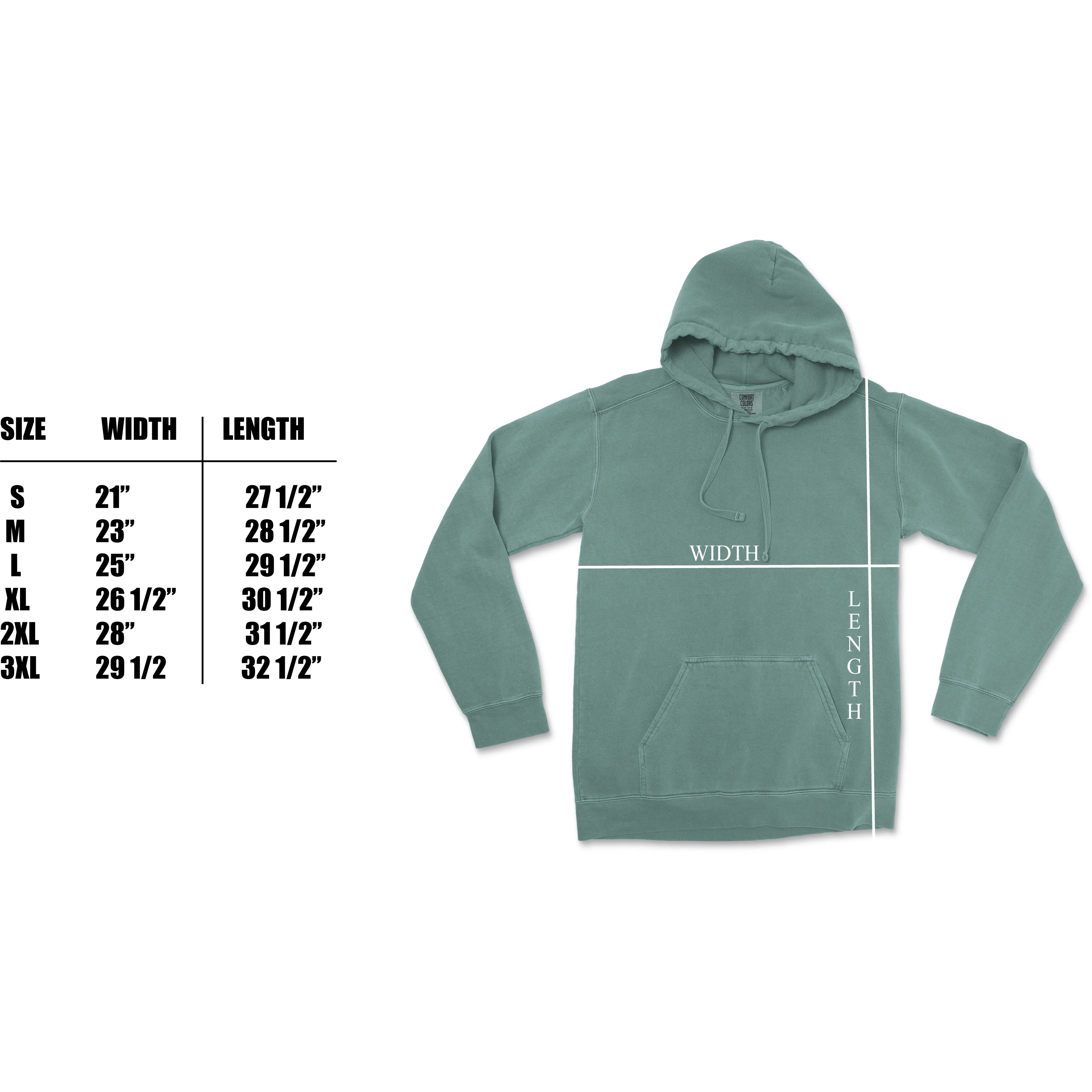 Mount Hood Oregon Comfort Colors Hoodie