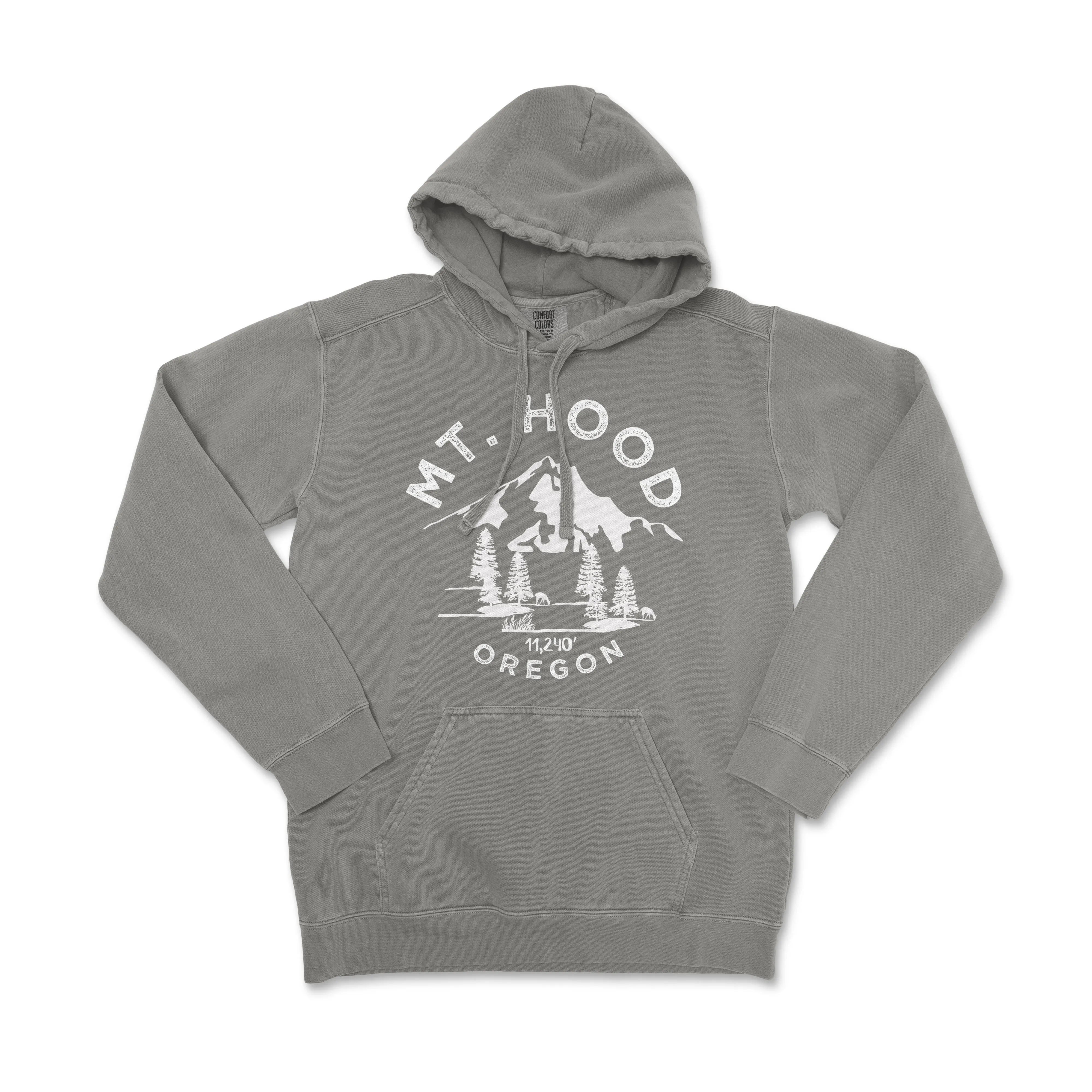 Mount Hood Oregon Comfort Colors Hoodie