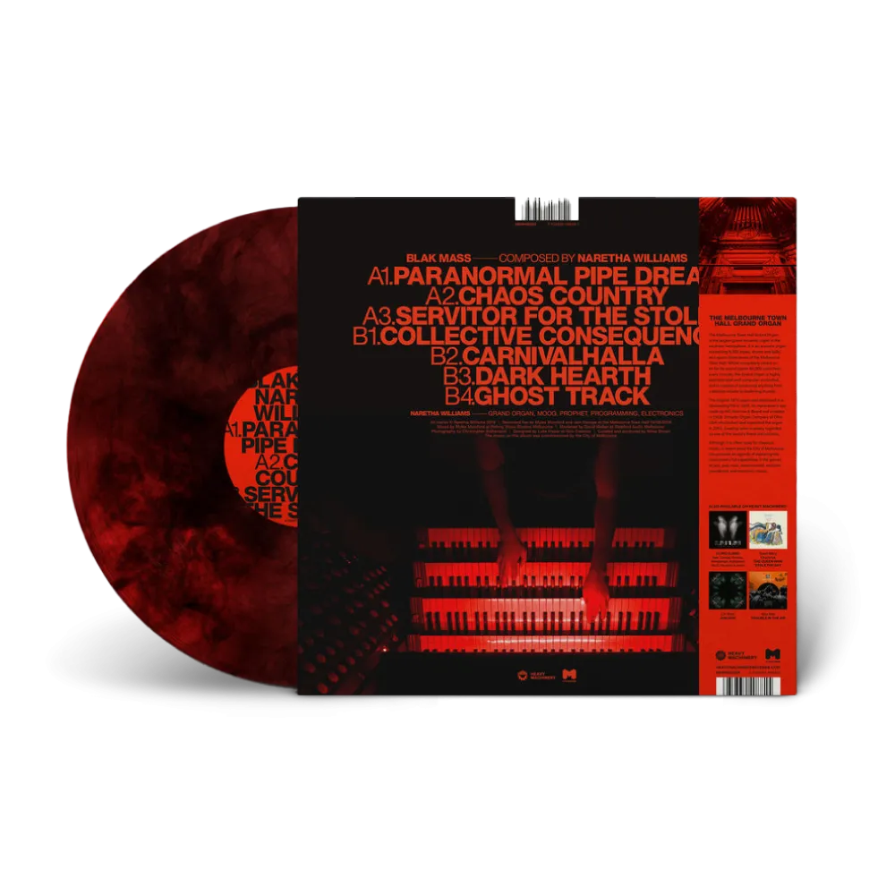 Naretha Williams / Blak Mass Deluxe Limited Edition Heavyweight LP Blood Galaxy Coloured Vinyl