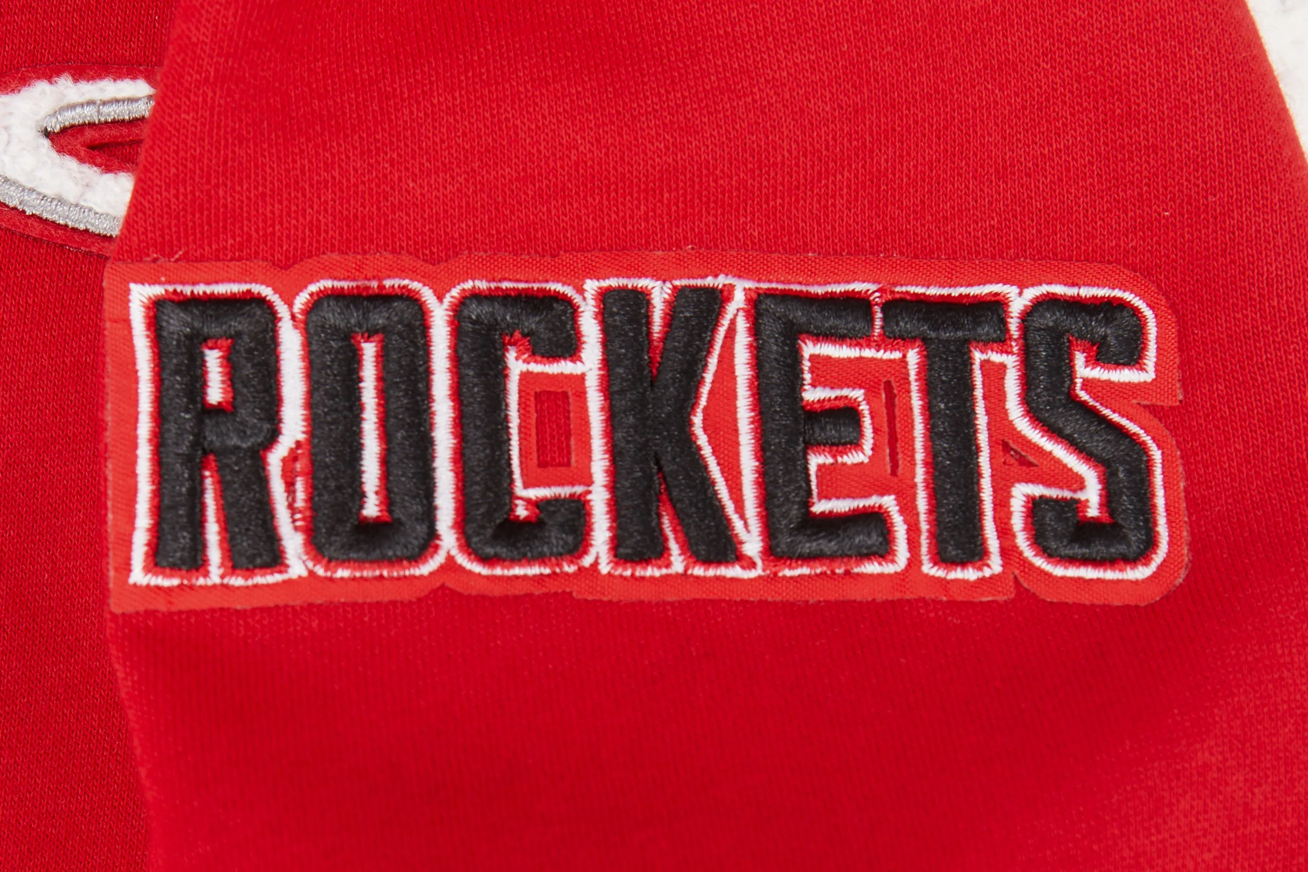 NBA HOUSTON ROCKETS CLASSIC BIG BOYS FLC PO HOODIE (RED)