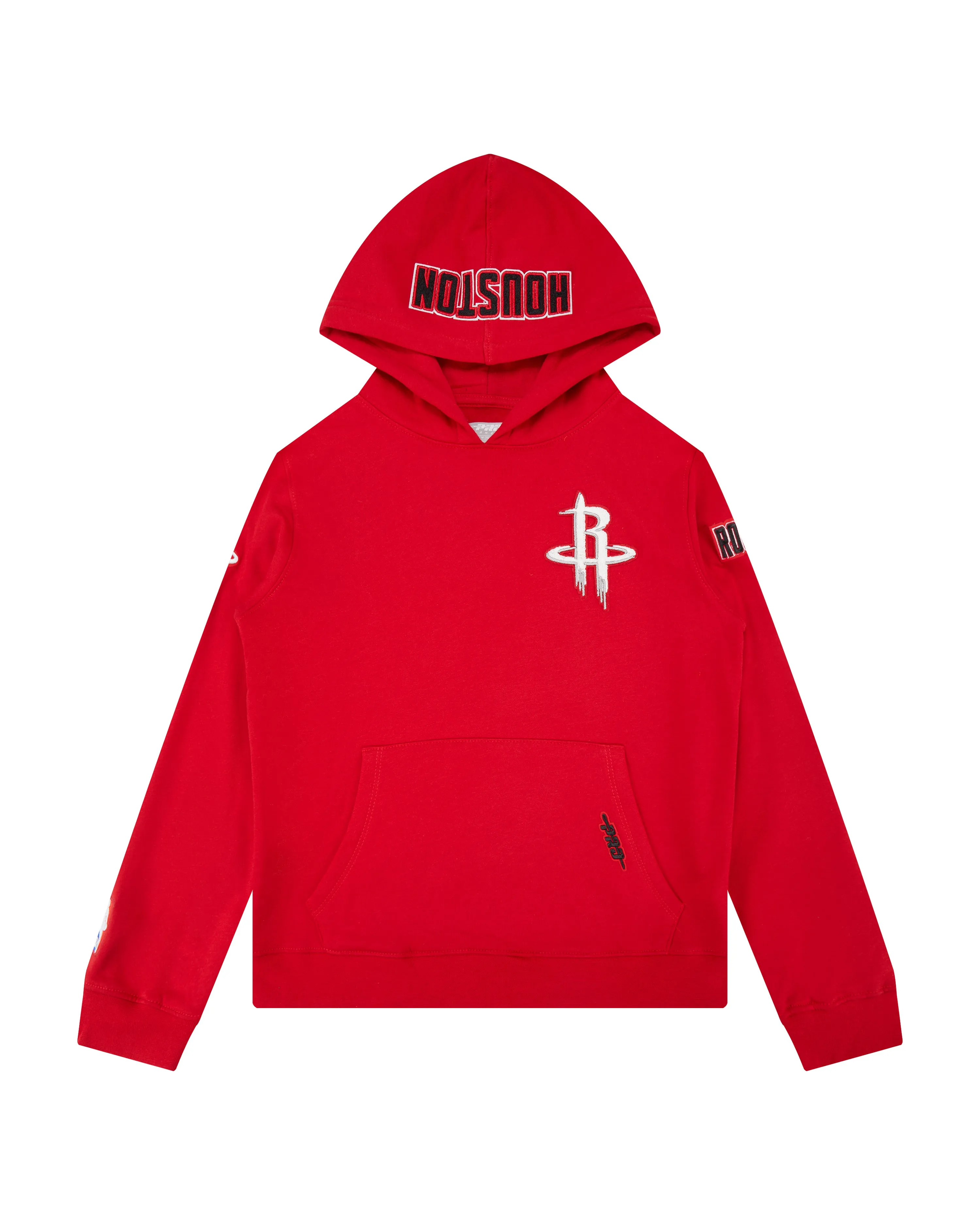 NBA HOUSTON ROCKETS CLASSIC BIG BOYS FLC PO HOODIE (RED)