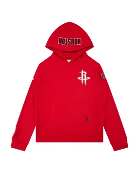 NBA HOUSTON ROCKETS CLASSIC BIG BOYS FLC PO HOODIE (RED)