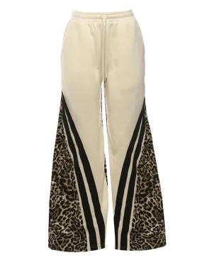 Neutral Cheetah Strip Sweatpants