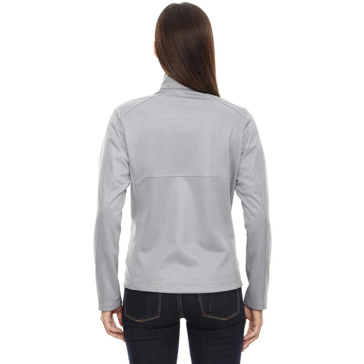 North End Women's Platinum Trace Printed Fleece Jacket