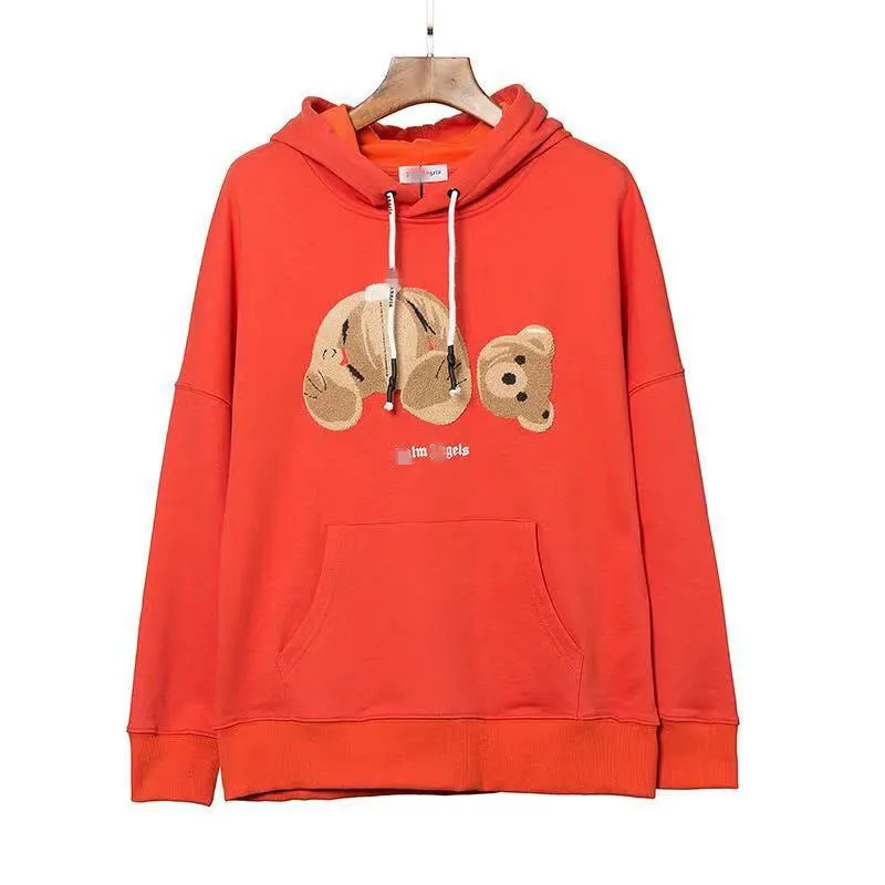 Palm Angels Hoodie Embroidered Hoodie Men and Women Loose