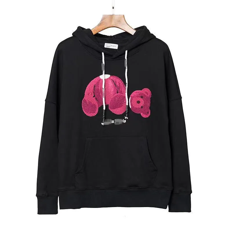 Palm Angels Hoodie Embroidered Hoodie Men and Women Loose