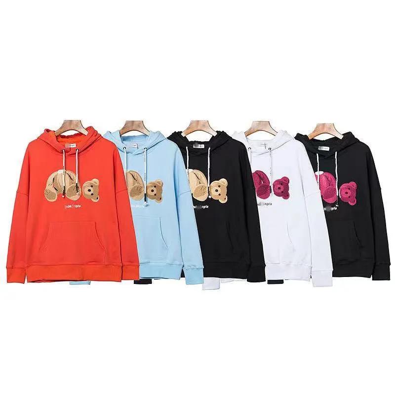 Palm Angels Hoodie Embroidered Hoodie Men and Women Loose