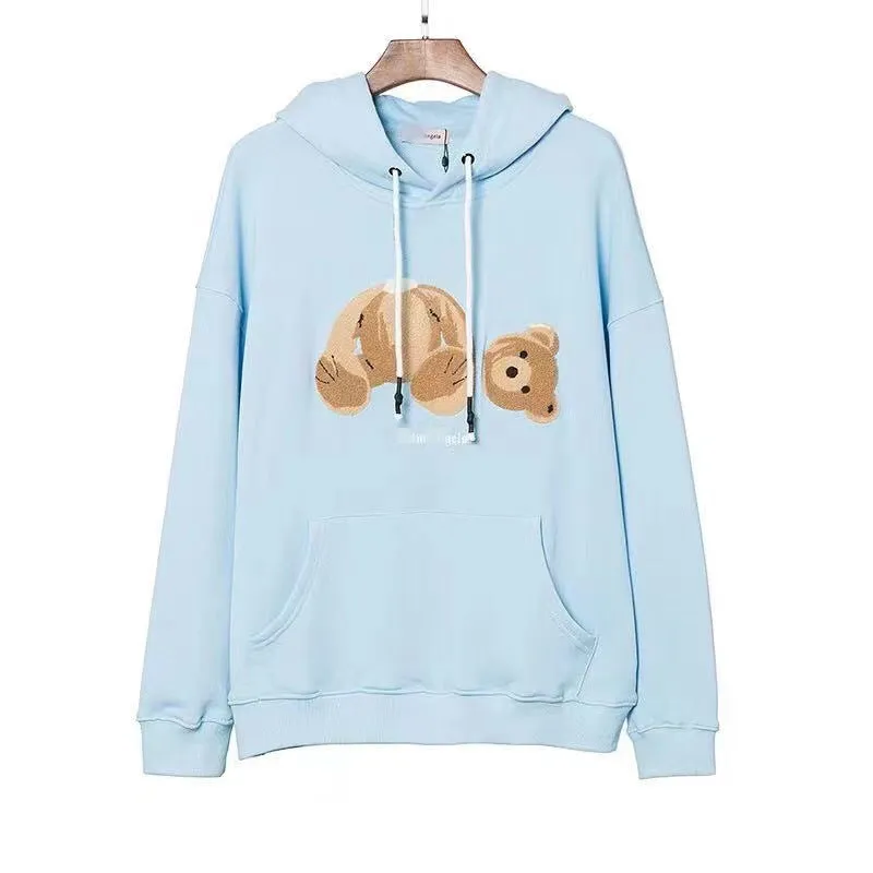 Palm Angels Hoodie Embroidered Hoodie Men and Women Loose