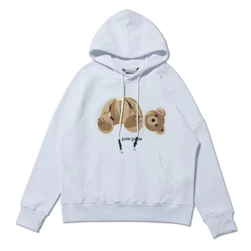 Palm Angels Hoodie Embroidered Hoodie Men and Women Loose