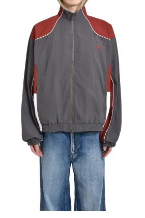 PANELED TRACK JACKET / GRY