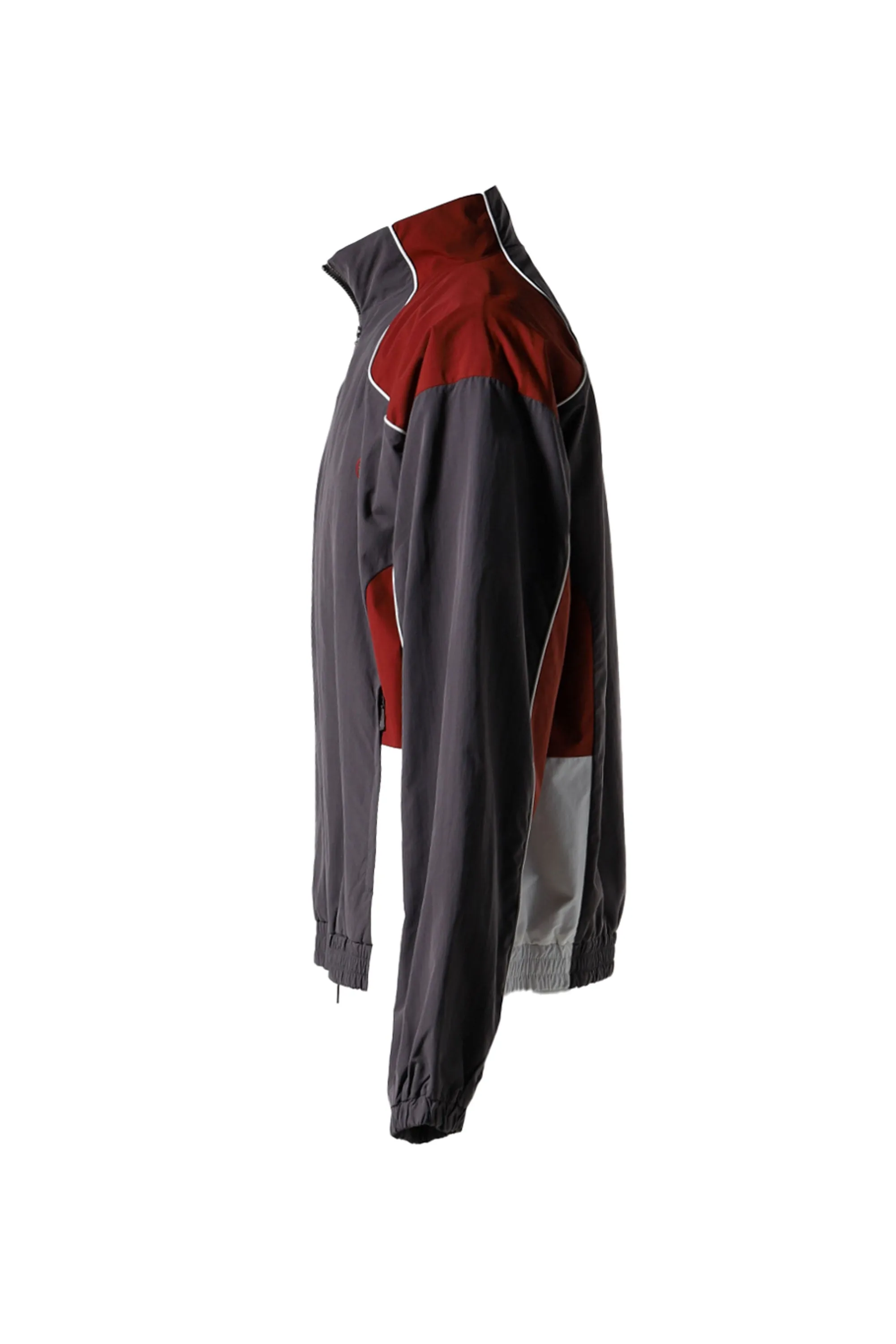 PANELED TRACK JACKET / GRY
