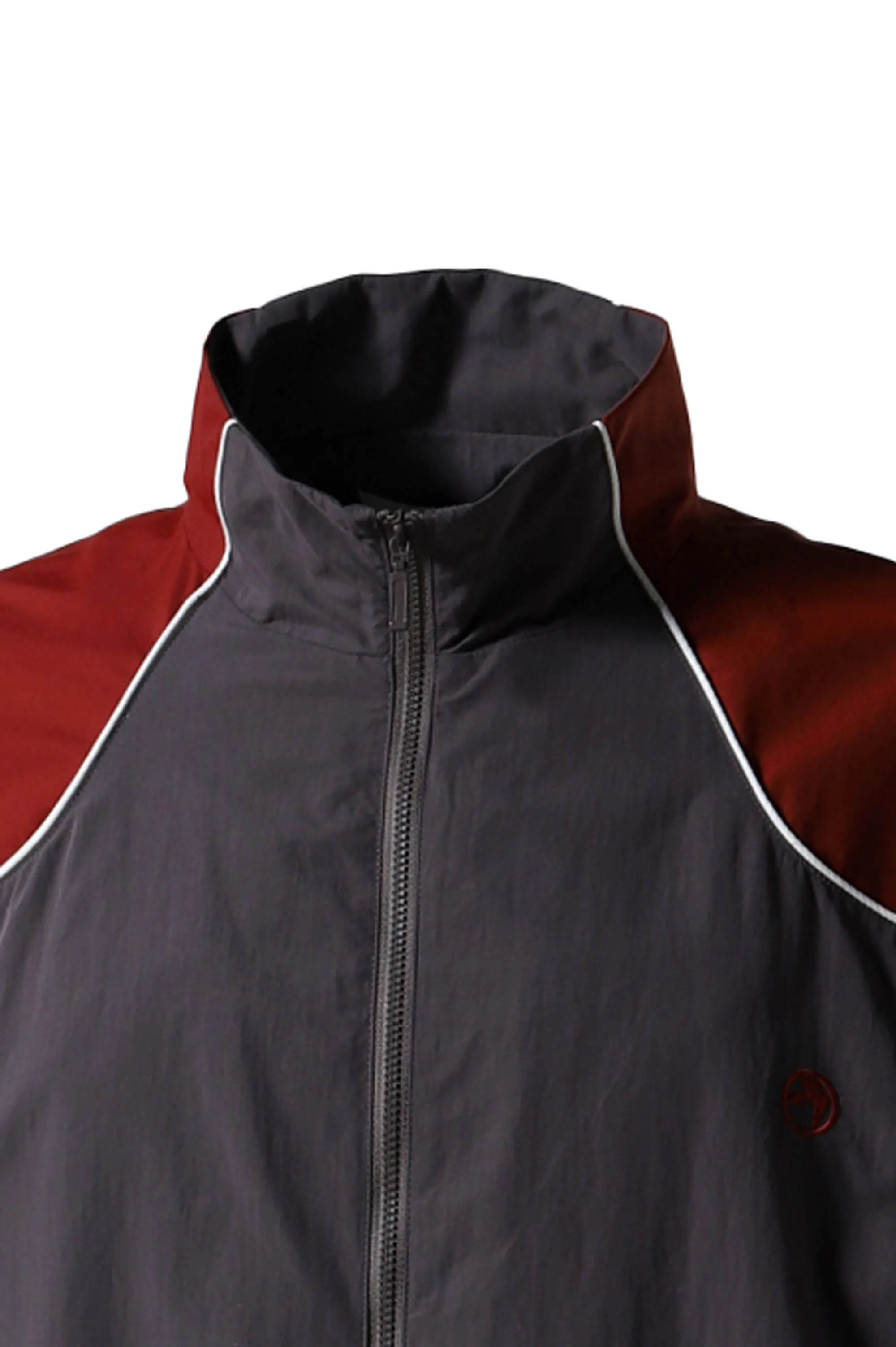 PANELED TRACK JACKET / GRY