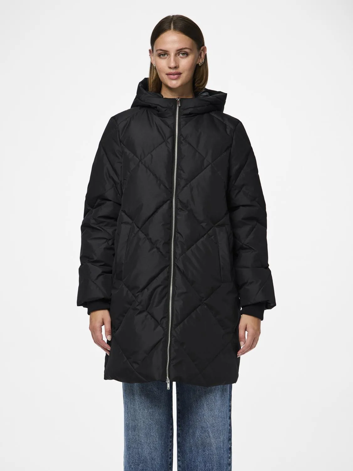 PCNOVELLA Quilted Jacket - Black