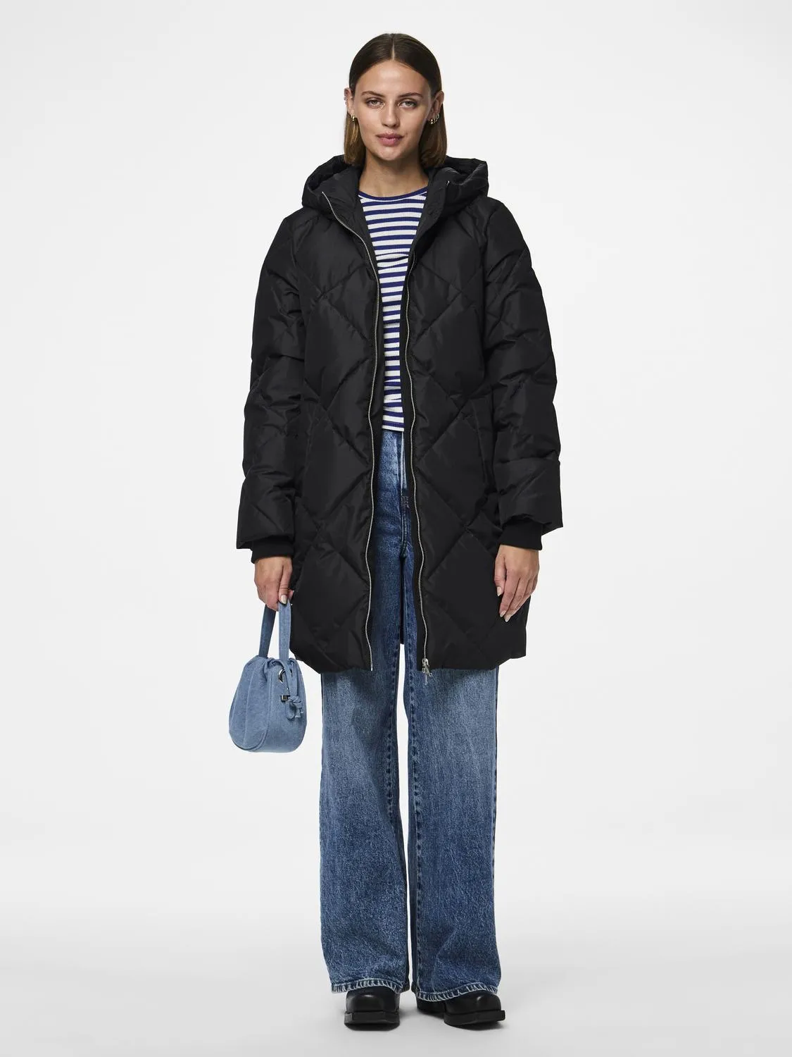 PCNOVELLA Quilted Jacket - Black